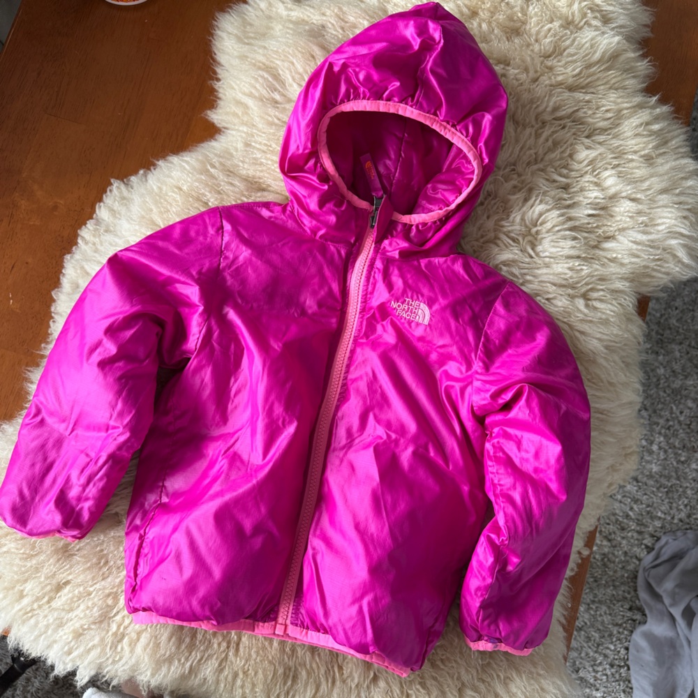 The North Face 550 Goose Down Hooded Jacket Toddler 4T - Picture 6 of 8